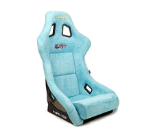Load image into Gallery viewer, NRG FRP Bucket Seat ULTRA Edition W/ Grey Pearlized Back / Teal Microfiber Material - Large