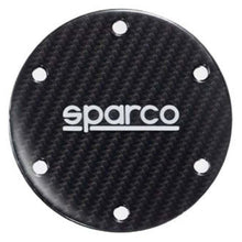 Load image into Gallery viewer, Sparco Steering Wheel Horn Delete Carbon Matt