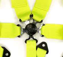 Load image into Gallery viewer, NRG SFI 16.1 5Pt 3 Inch Seat Belt Harness with Pads / Cam Lock - Neon Green