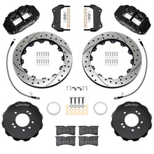 Load image into Gallery viewer, Wilwood 99-02 Nissan Skyline Superlite 6R Front BBK w/ 12.88in D/S Rotors &amp; Flexlines - Black