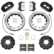 Load image into Gallery viewer, Wilwood 95-98 Nissan Skyline Superlite 6R Front BBK w/ 12.88in Slotted Rotors &amp; Flexlines - Black