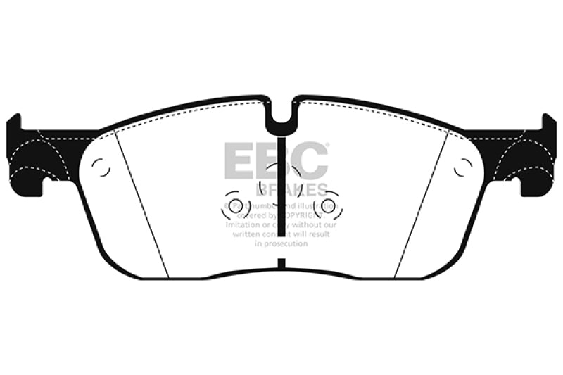 EBC 2015+ Land Rover Discovery Sport 2.0L Turbo Greenstuff Front Brake Pads