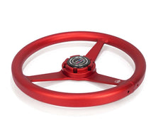 Load image into Gallery viewer, NRG Aluminum Steering Wheel 330mm - Heritage Solid Spoke - Ergonomic Grip - Anadized Red