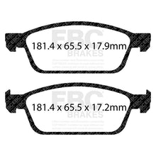 Load image into Gallery viewer, EBC 2013+ Ford Escape 1.6L/2.0L (Incl 4WD) Greenstuff Front Brake Pads