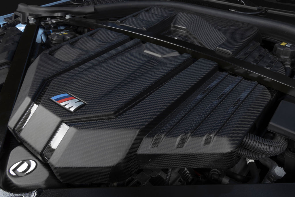 DINAN MATTE CARBON FIBER ENGINE COVER - 2021-2024 BMW M2/M3/M4