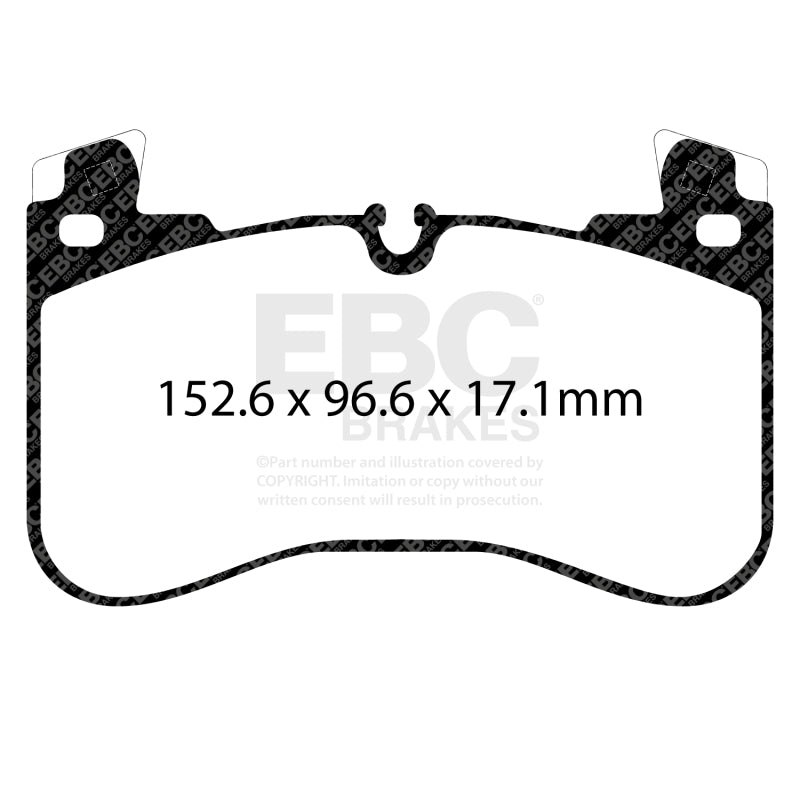 EBC 2020+ Land Rover Defender 90 Greenstuff Front Brake Pads
