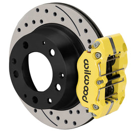 Wilwood kit rear NDPR PORS 911 1984-89 11.42X.95 rotor SRP yellow W/LINES