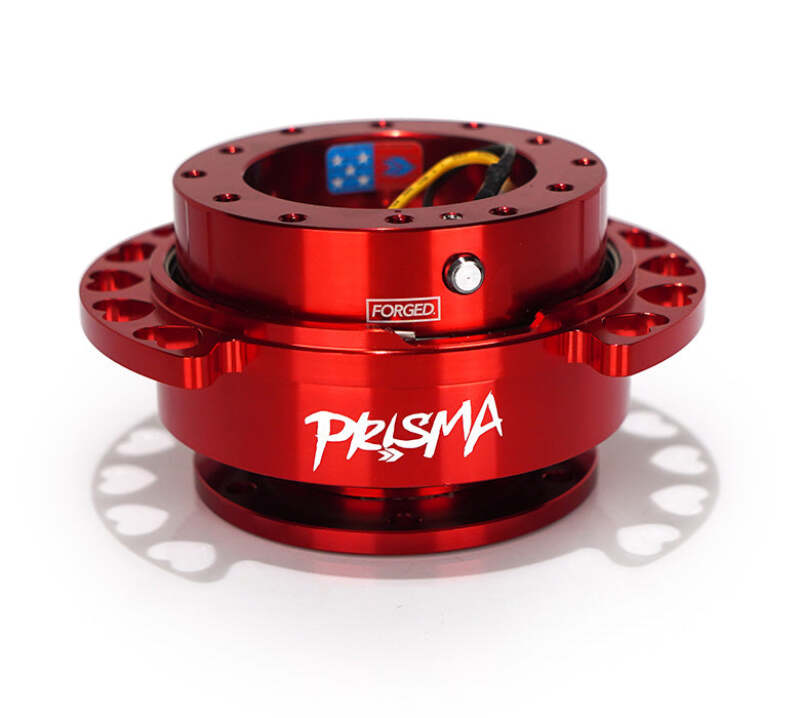 NRG Quick Release Kit - Red Body/ Red Heart Cutout Ring