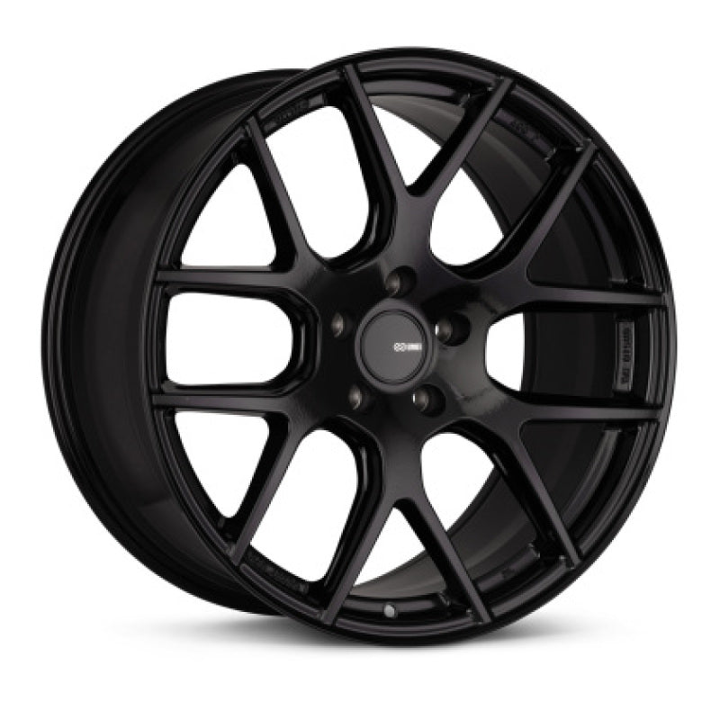 Enkei XM-6 17x7.5 5x114.3 40mm Offset 64.1mm Bore Gloss Black Wheel (MOQ 40)