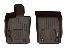 Load image into Gallery viewer, WeatherTech 24-26 Porsche Panamera 1st Row Front FloorLiner - Cocoa