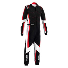 Load image into Gallery viewer, SPARCO Kerb Advanced Black/Red Kart Racing Suit Size M