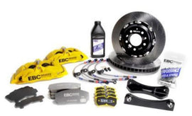 EBC Racing 11-17 Suzuki Swift 1.6L Yellow Apollo-4 Calipers 330mm Rotors Front Big Brake Kit