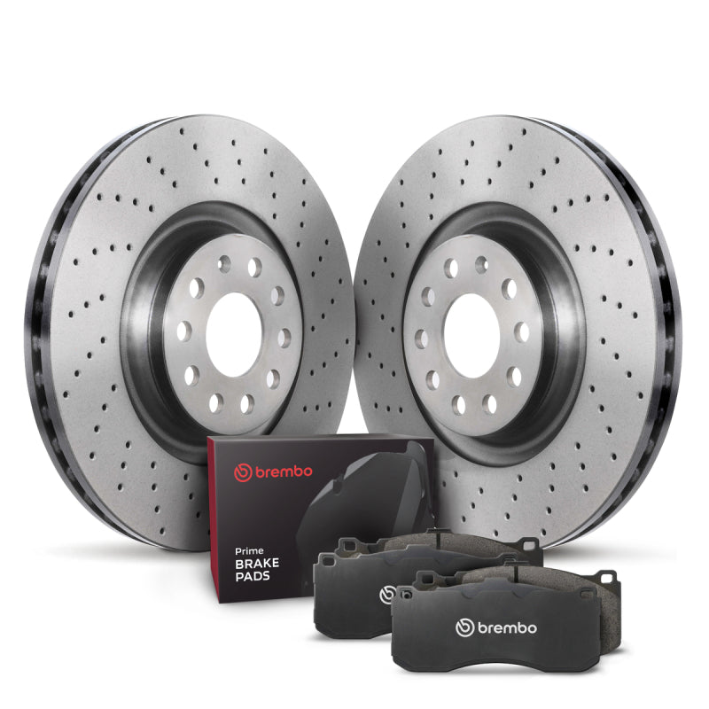 Brembo OE 08-09 Audi TT/09-15 TT Quattro Rear Disc Brake Kit