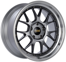BBS LM-R 20x11 5x112 ET14 Diamond Silver Center / Diamond Cut Lip Wheel -82mm PFS/Clip Required