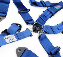 Load image into Gallery viewer, NRG 5PT 3in. Seat Belt Harness / Cam Lock - Blue