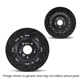 EBC Racing 08-16 Mitsubishi Lancer Evo 10 2.0T Front 355mm 2 Pc Rotor Replacement (Pair)