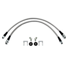 Load image into Gallery viewer, Wilwood flexline kit 22IN -3 W/ST M10X1.0 BF 45 deg 1/8-27 NPT