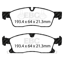 Load image into Gallery viewer, EBC 16-21 Jeep Grand Cherokee 3.6L Extra Duty Front Brake Pads