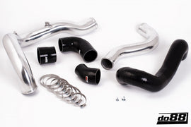 do88 SAAB 9-3 2.8T V6 06-11 Pressure Pipes w/Black Hoses