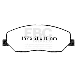 EBC 08-10 Hyundai Genesis 3.8 Ultimax2 Front Brake Pads