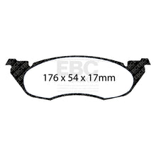 Load image into Gallery viewer, EBC 91-96 Dodge Dakota 2WD 2.5 Greenstuff Front Brake Pads