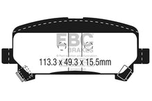 Load image into Gallery viewer, EBC 15+ Chevrolet Colorado 2.5 Ultimax2 Rear Brake Pads