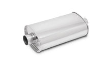 Load image into Gallery viewer, Vibrant 2in In/Out Center/Center Stainless Steel StreetPower Oval Muffler