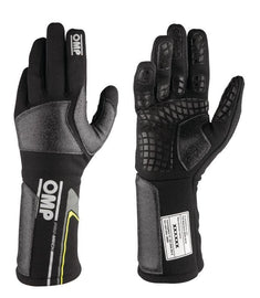 OMP Pro Mech-S Gloves Fia 8856-2018 Fluo Yellow Sz S