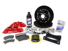 Load image into Gallery viewer, EBC Racing 93-02 Toyota Supra 3.0TT Red Apollo-4 Calipers 330mm Rotors Front Big Brake Kit