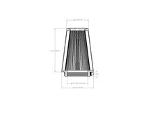 Load image into Gallery viewer, aFe POWER Universal Clamp-On Air Filter w/ D2 Dura-Dry Media 3-5/16in F x 5in B x 3-1/2in T x 7in H