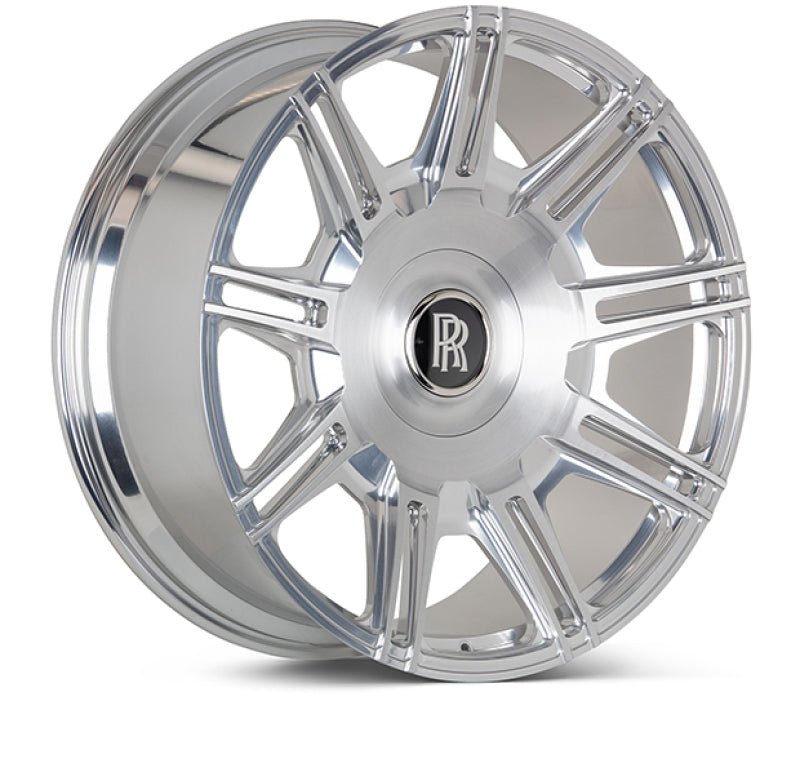 Vossen x Novitec SP2 22x9.5 - 5x112 BP - ET8 Brushed Gloss Clear Rolls-Royce Ghost 2nd Gen FR Wheel