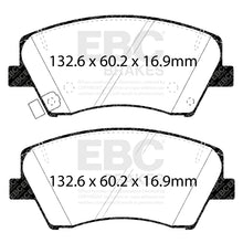 Load image into Gallery viewer, EBC 2017+ Hyundai Elantra 1.4L Turbo Ultimax2 Front Brake Pads