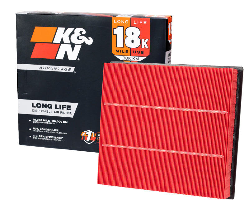 K&N Universal Air Filter 5in Flg 8-1/2in B 5in T 10-1/2in H Xd Gen 3