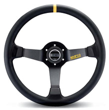 Load image into Gallery viewer, Sparco Steering Wheel 345 Leather Black