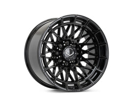 Vossen HFX-3 22x10 - 8x180 - ET18 - Super Deep Face - 124.3 - Gloss Black Wheel