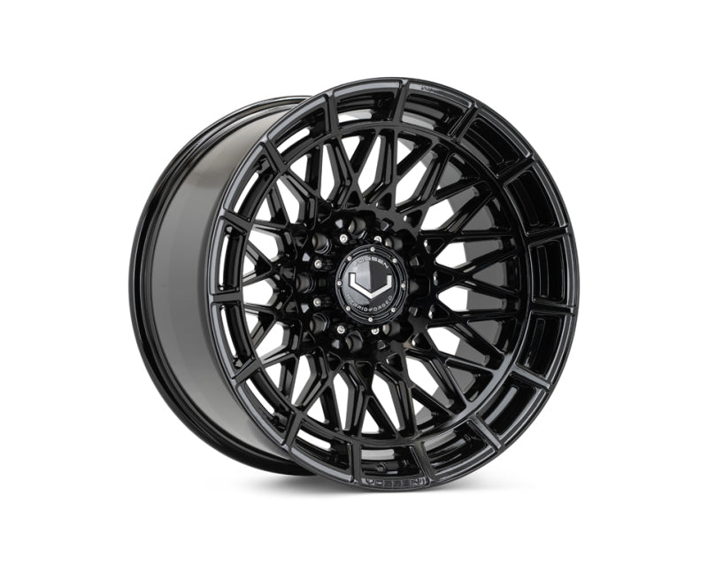 Vossen HFX-3 20x9 - 8x180 - ET0 - Deep Face - 124.3 - Gloss Black Wheel
