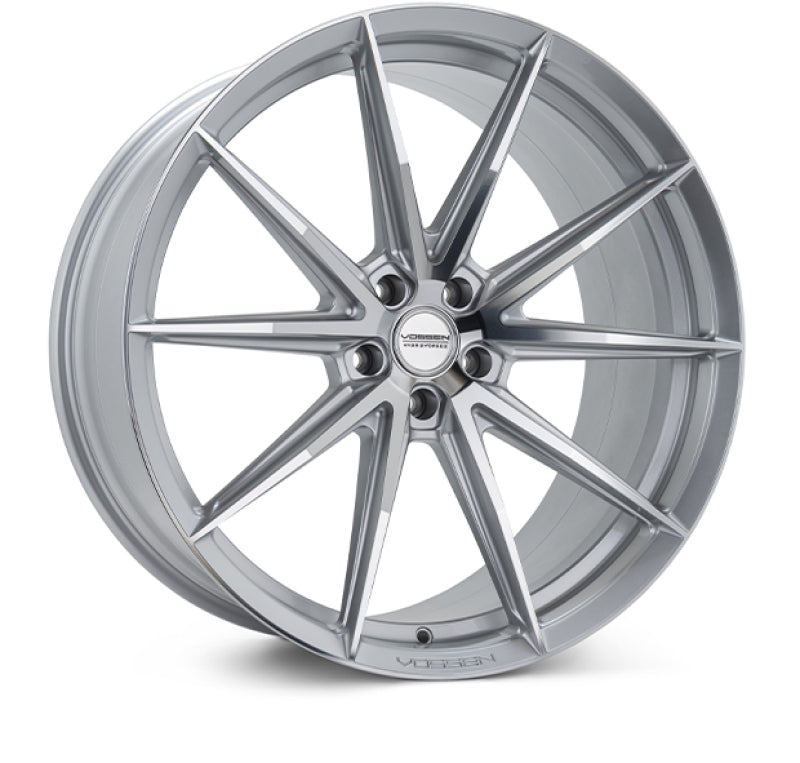 Vossen HFX-2 24x10 - 5x112 - ET5 - Deep - 66.5 - Silver Polished Wheel