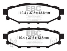 Load image into Gallery viewer, EBC 12+ Subaru BRZ 2.0 (solid rear rotors) Greenstuff Rear Brake Pads
