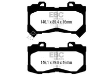 Load image into Gallery viewer, EBC 15+ Chevrolet Colorado 2.5 Ultimax2 Front Brake Pads