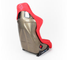 Load image into Gallery viewer, NRG FRP Bucket Seat ULTRA Edition - Large (Red Alcantara/Gold Glitter Back)