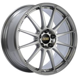 BBS FS 19x10 5x112 ET38 PFS Diamond Silver Wheel -82mm PFS/Clip Req