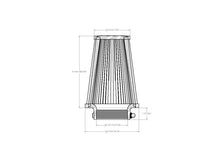 Load image into Gallery viewer, aFe POWER Universal Clamp-On Air Filter w/ D2 Dura-Dry Media - 3-1/2in F x 6in B x 4in T x 8in H