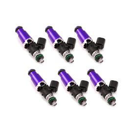 Injector Dynamics 1750-XDS - Audi/VW VR6 Models 12V Inj (Set of 6) 14mm Grey Adap Top and Sil Bot