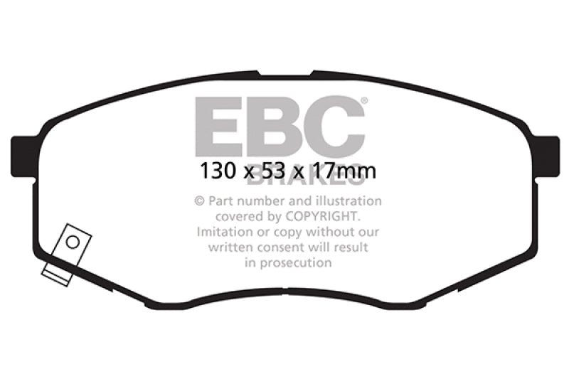 EBC 10-15 Hyundai Tucson 2.0 FWD Greenstuff Front Brake Pads