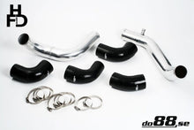 Load image into Gallery viewer, do88 Volvo 7/940 Turbo Center Connection Pipe Kit Black Hoses 3in Throttle Body