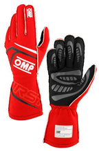 Load image into Gallery viewer, OMP FIRST GLOVES FIA 8856-2018 MY2025 NAVY BLUE / CYAN SZ L