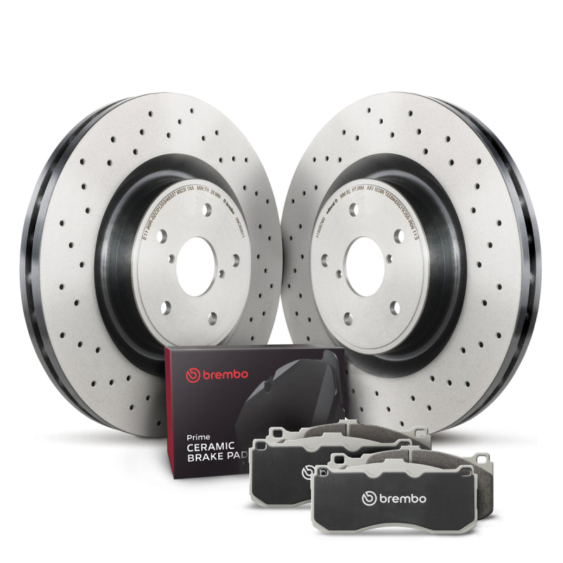 Brembo OE 05-08 Porsche Boxster/07-08 Cayman Front Disc Brake Kit