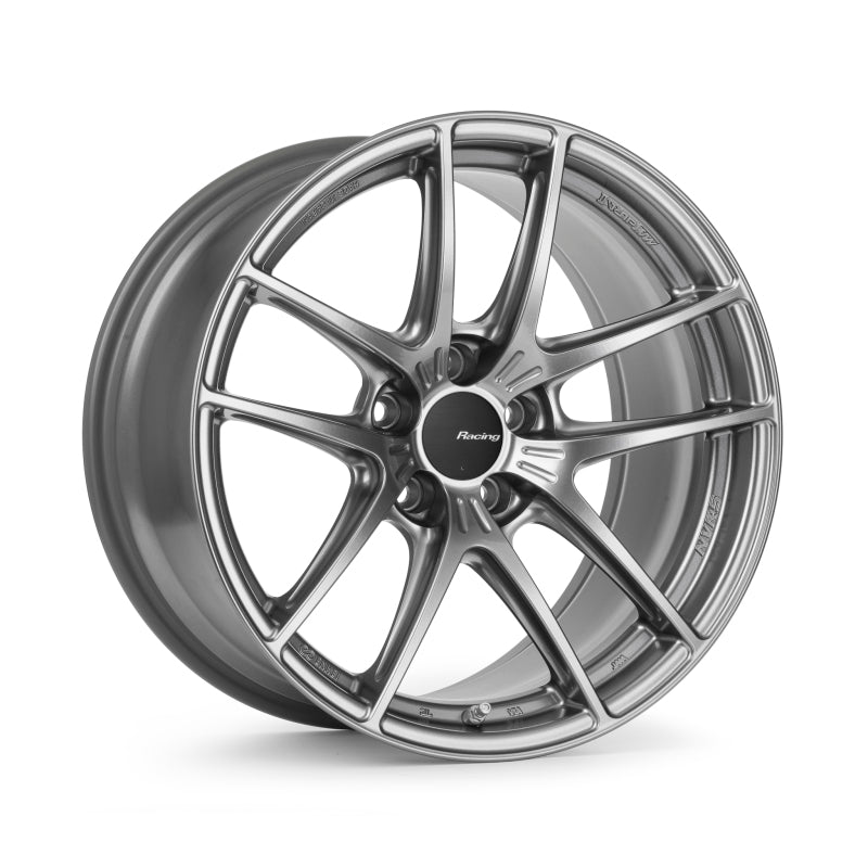 Enkei NVR5 18x9in / 5x112 BP / ET20 / 66.5mm Bore - Dark Hyper Silver Wheel