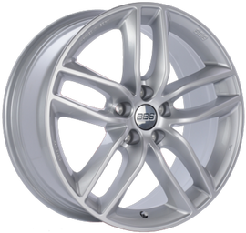 BBS SX 17x7.5 5x120 ET49 Sport Silver Wheel -72.5mm