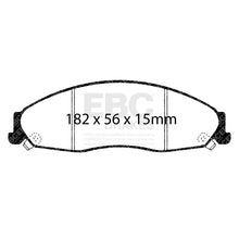 Load image into Gallery viewer, EBC 05-08 Pontiac Grand Prix 5.3 Redstuff Front Brake Pads